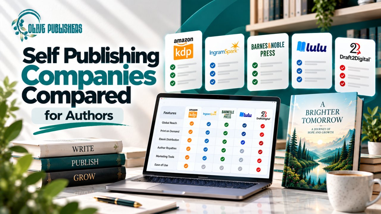 Self Publishing Companies Compared for Authors