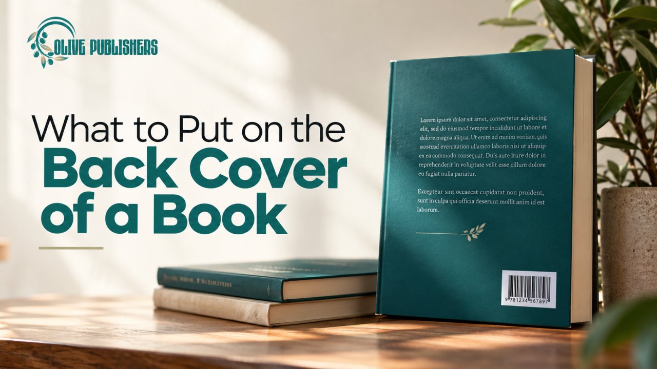 What to Put on the Back Cover of a Book